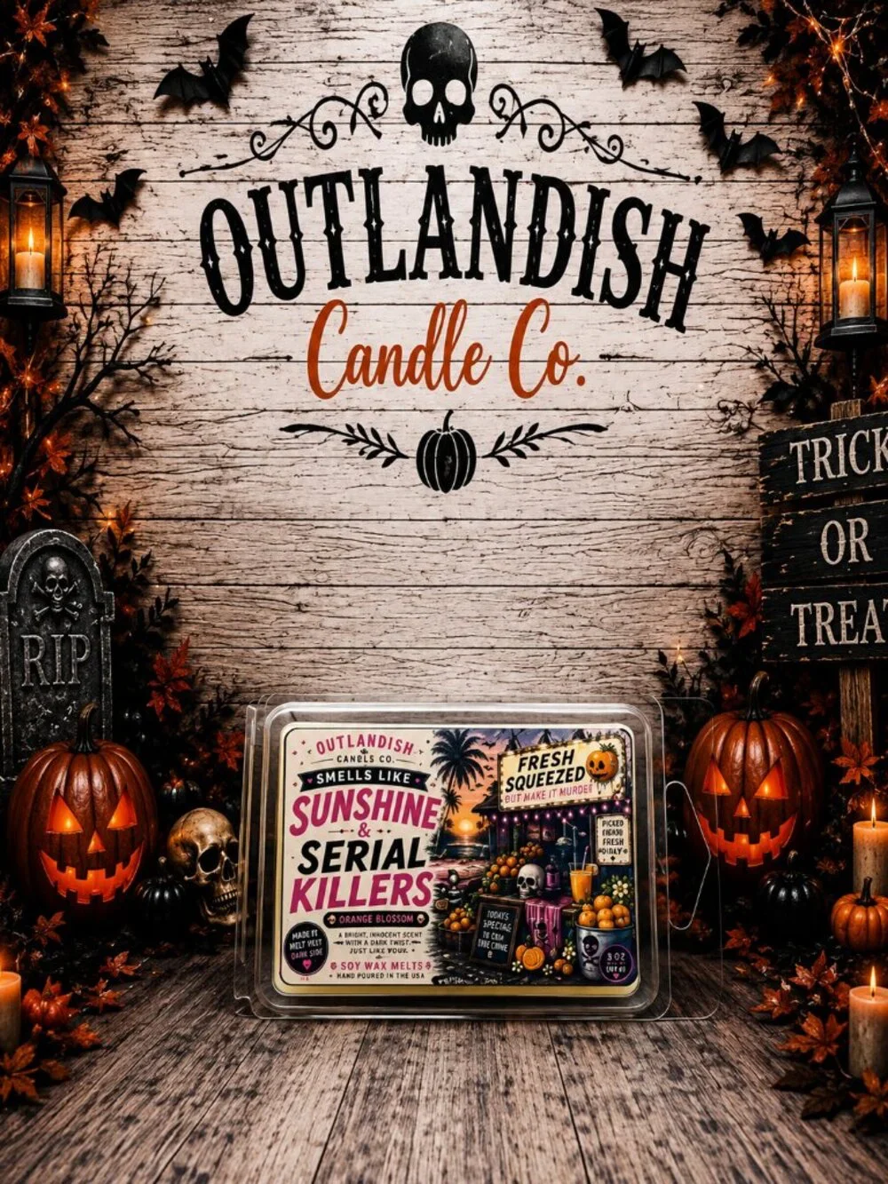 Sunshine & Serial Killers Wax Melts | Orange Blossom Scent